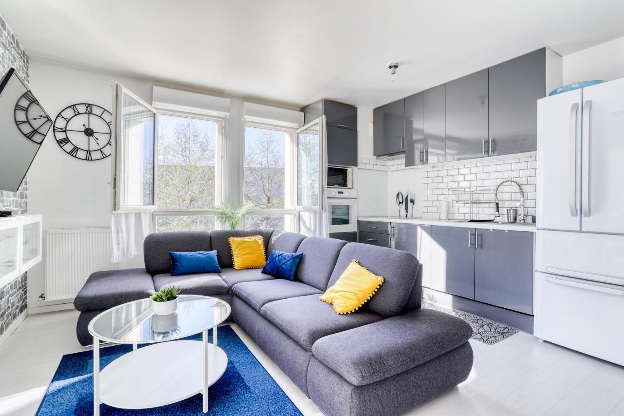 "Le Serenity ", Appartement Spacieux ,Balcon, Parking Prive Gratuit, Netflix, Proche Cdg Et Stade De France 스탱 외부 사진