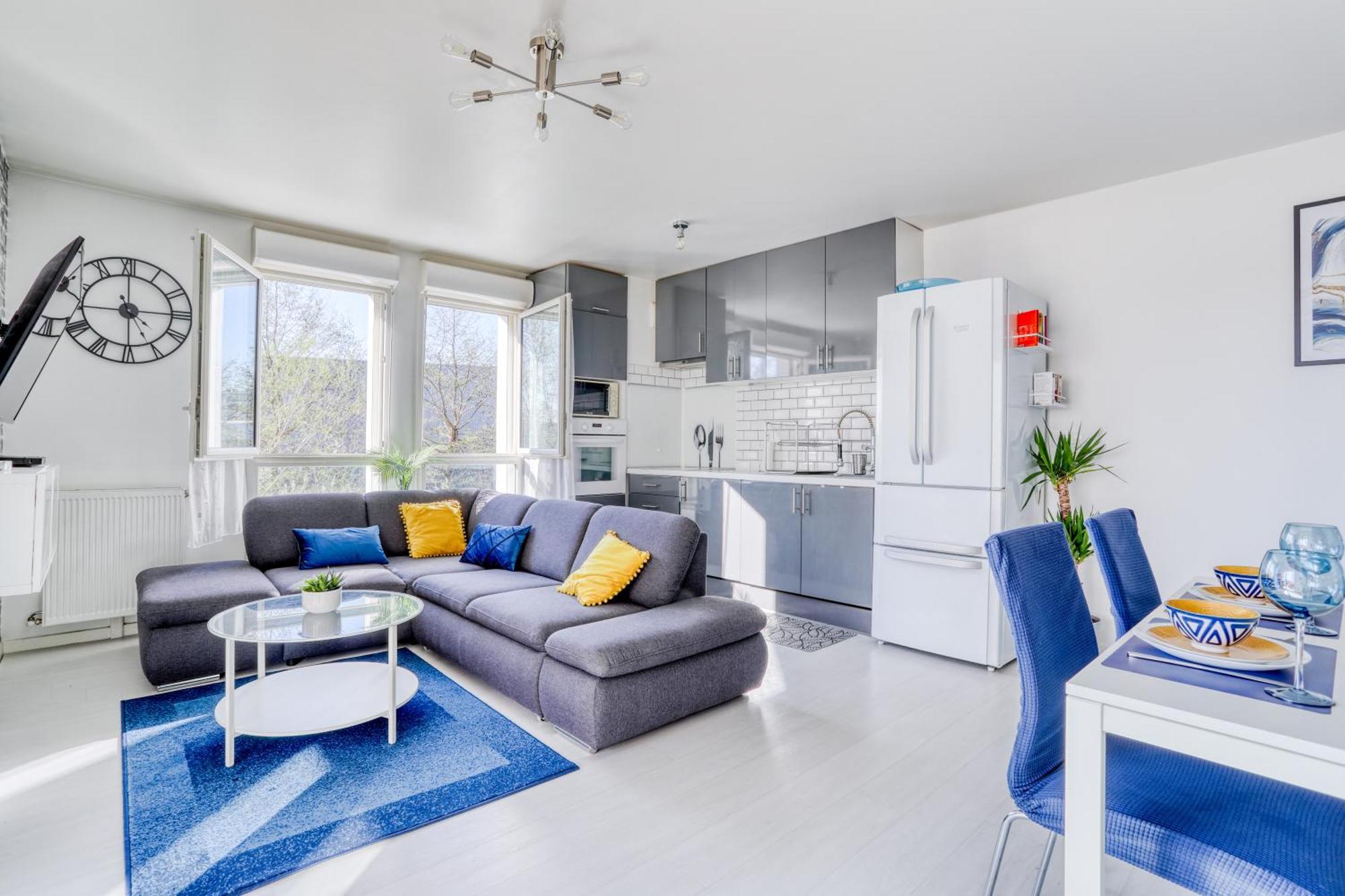 "Le Serenity ", Appartement Spacieux ,Balcon, Parking Prive Gratuit, Netflix, Proche Cdg Et Stade De France 스탱 외부 사진