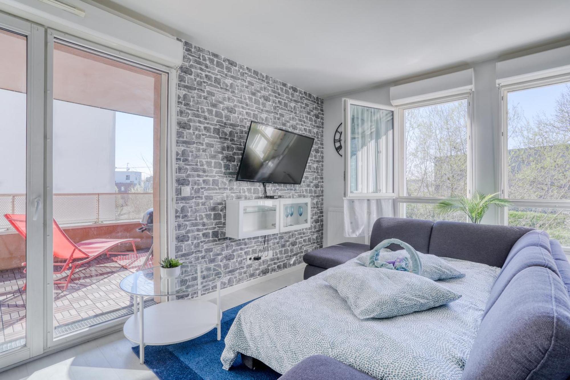 "Le Serenity ", Appartement Spacieux ,Balcon, Parking Prive Gratuit, Netflix, Proche Cdg Et Stade De France 스탱 외부 사진