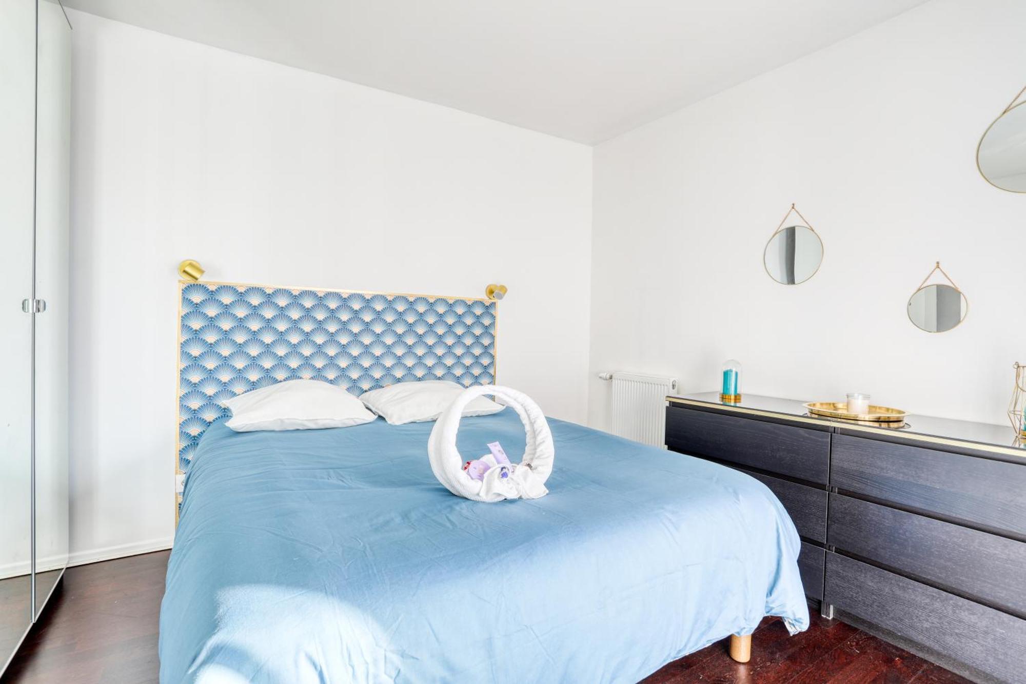 "Le Serenity ", Appartement Spacieux ,Balcon, Parking Prive Gratuit, Netflix, Proche Cdg Et Stade De France 스탱 외부 사진