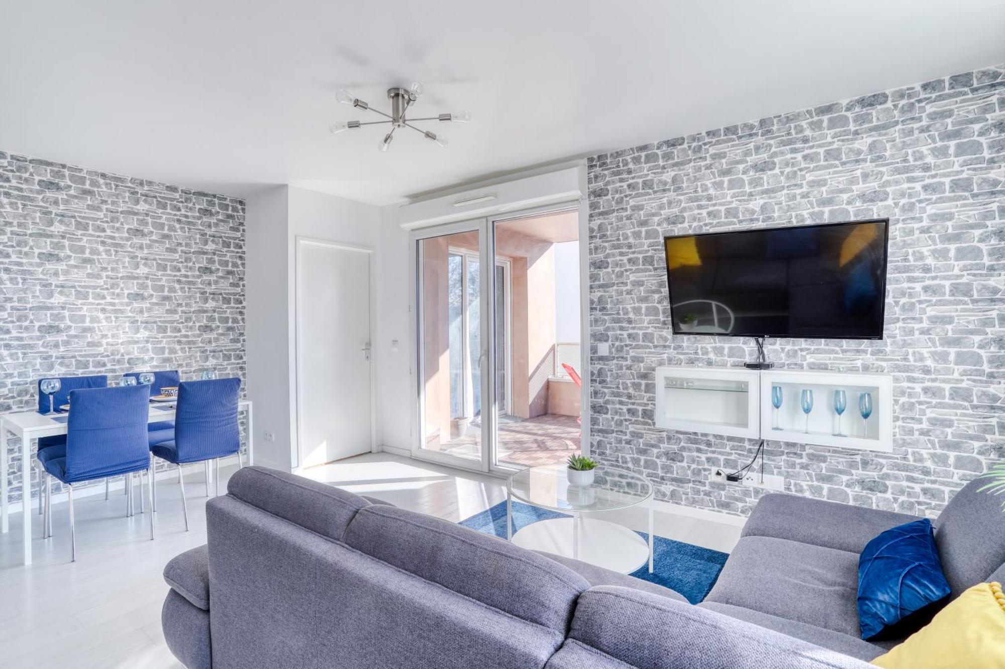 "Le Serenity ", Appartement Spacieux ,Balcon, Parking Prive Gratuit, Netflix, Proche Cdg Et Stade De France 스탱 외부 사진