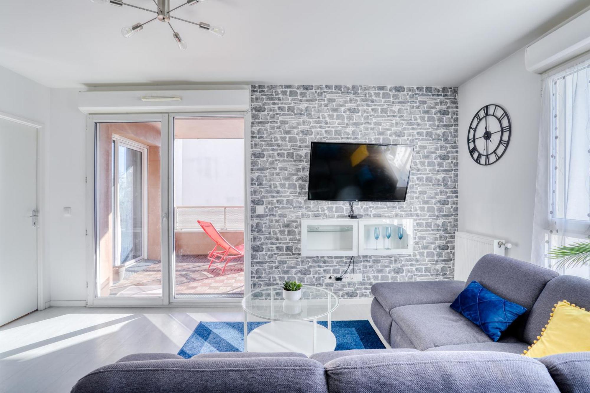 "Le Serenity ", Appartement Spacieux ,Balcon, Parking Prive Gratuit, Netflix, Proche Cdg Et Stade De France 스탱 외부 사진