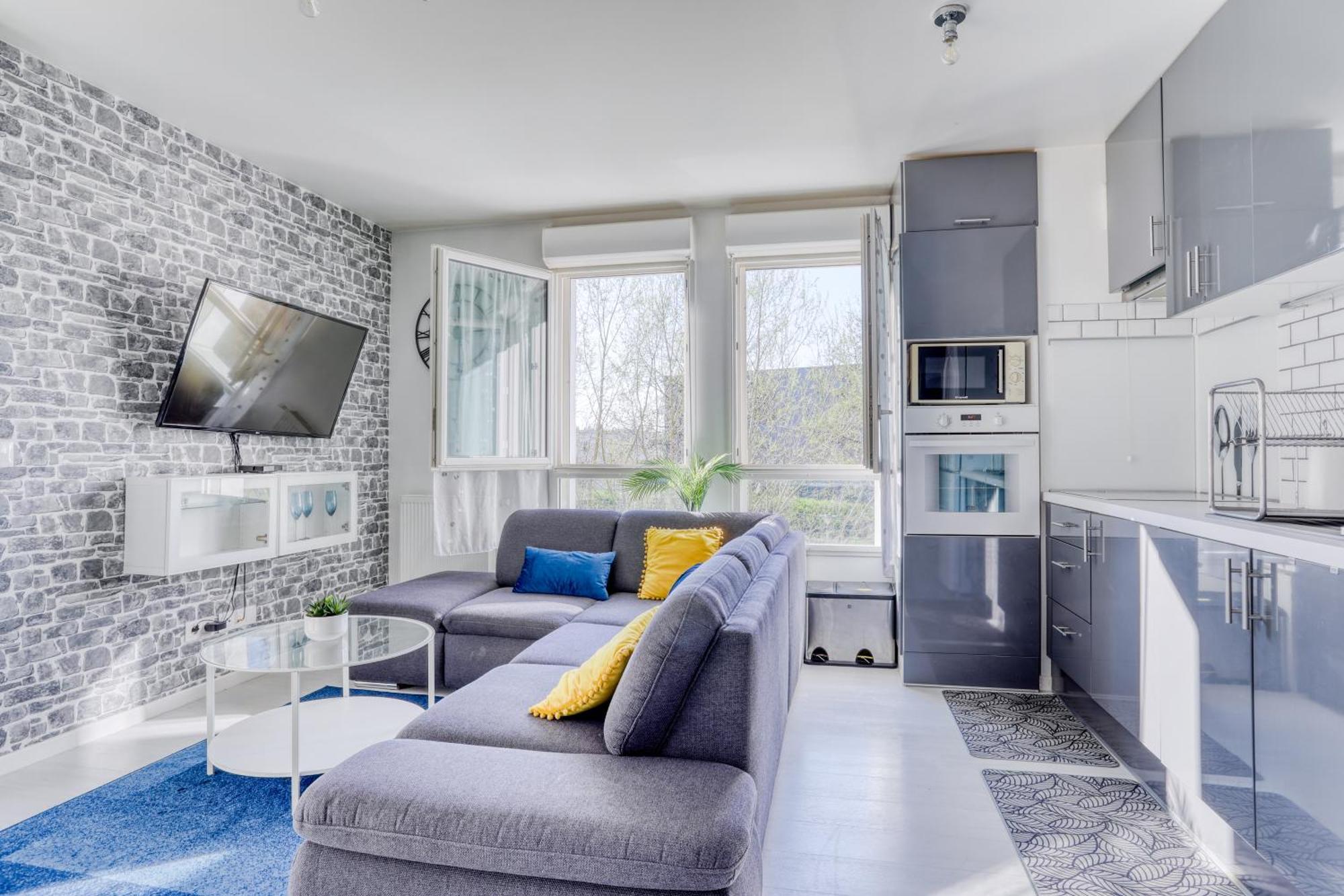 "Le Serenity ", Appartement Spacieux ,Balcon, Parking Prive Gratuit, Netflix, Proche Cdg Et Stade De France 스탱 외부 사진